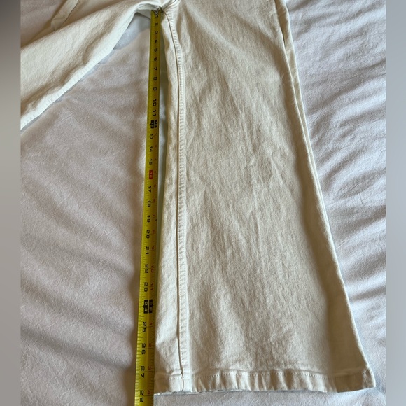 Maje High-Waisted Wide-Leg Jeans White, US 6 - Picture 9 of 16